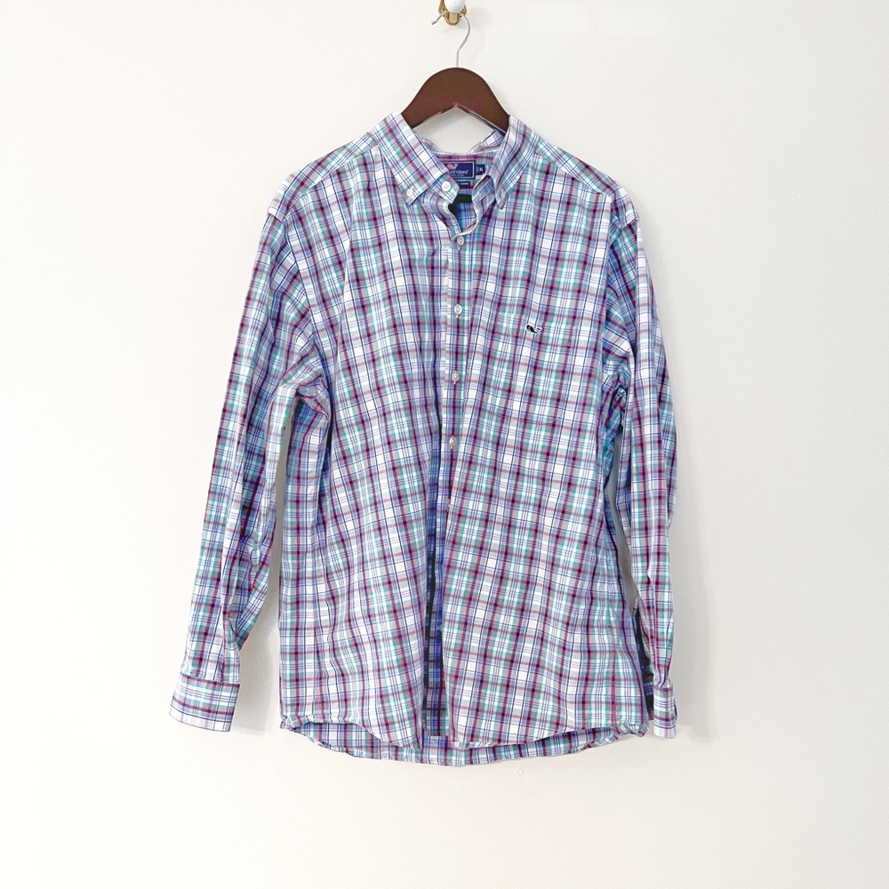 Vineyard Vines Slim Fit Tucker Plaid Button Down Shirt